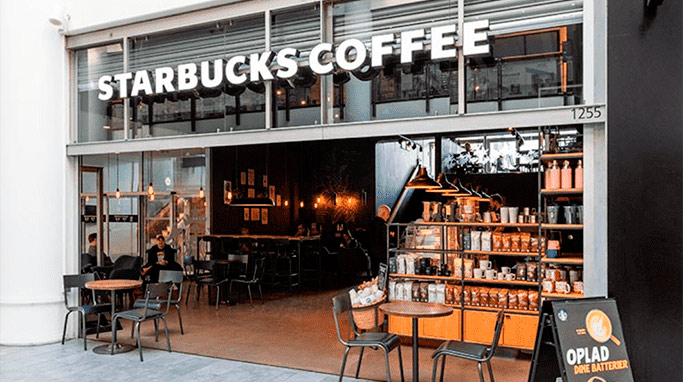 Starbucks Café i Frederiksberg Centret 